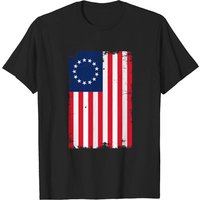 T-shirt Vintage Drapeau Betsy Ross pour Hommes