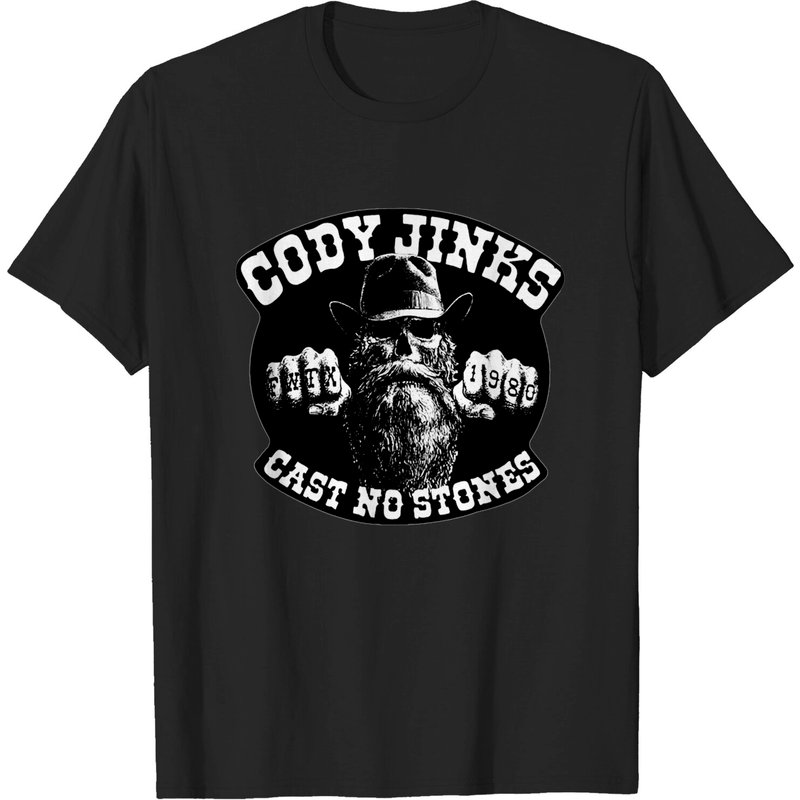 T-shirt pour hommes Cody Jinks en noir — T-shirts pour hommes