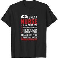 T-shirt Infirmier pour Hommes en Noir