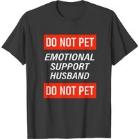 T-shirt Mari de Soutien Émotionnel Amusant pour Hommes
