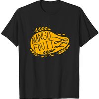 T-shirt Mango Fruit pour hommes en noir