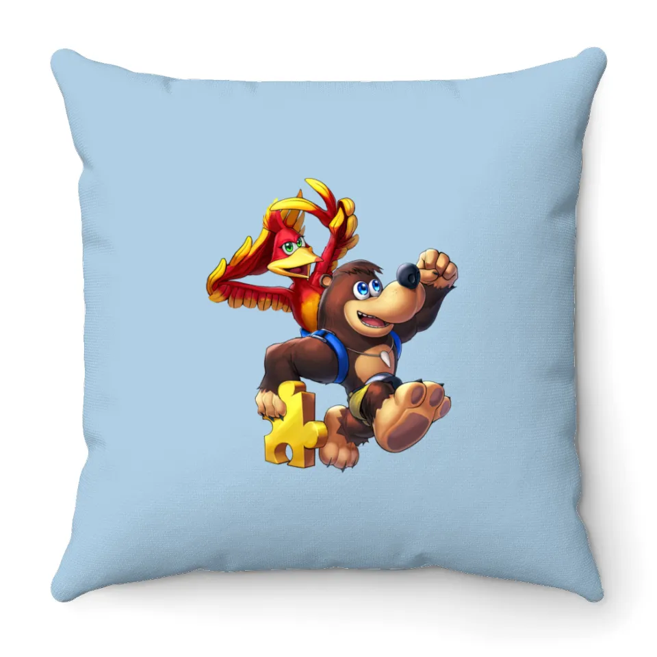 Banjo and Kazooie - Banjo - Throw Pillows for Cover Only — Decorative Cushions