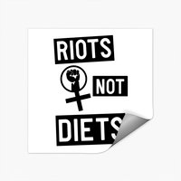 Autocollants Riots Not Diets - Riots — Autocollants et stickers