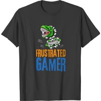 Frustrated Gamer T-Shirt for Men in Black