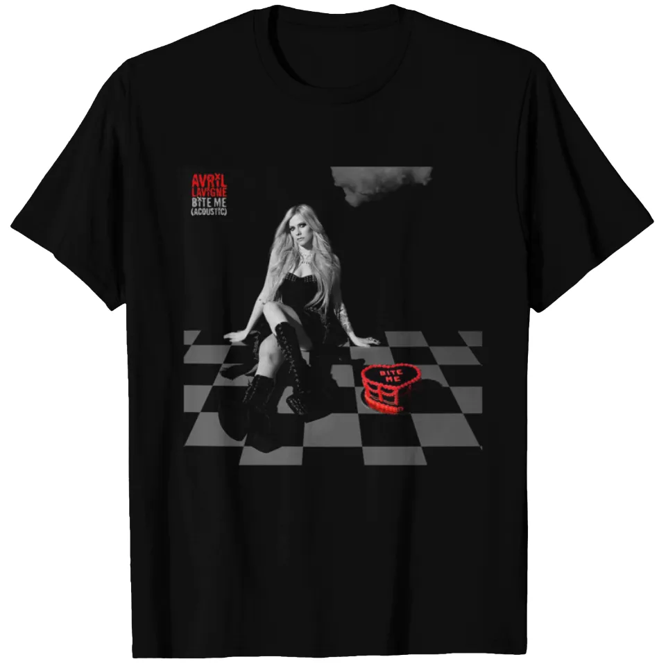 T-shirt pour hommes Avril Lavigne Bite Me Tour 2022 — T-shirts pour hommes