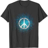 T-shirt pour hommes avec symbole de paix, amour et harmonie — T-shirts pour hommes