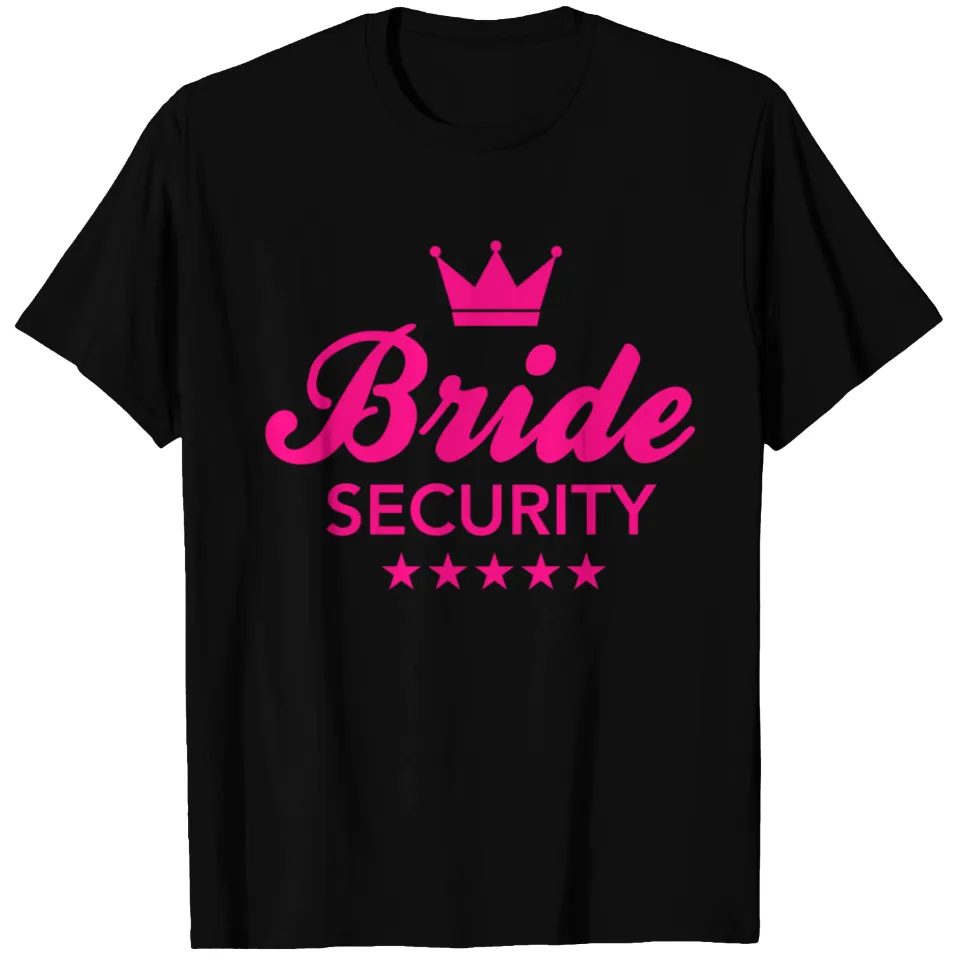 T-shirt Sécurité de la Mariée pour Fête de Bachelorette — T-shirts pour hommes