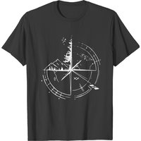 T-shirt Montagne Compass Aventure Attend Animaux pour Hommes