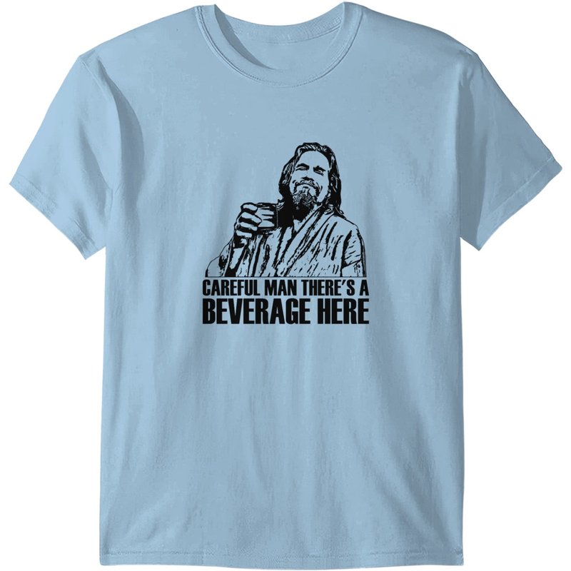 Careful Beverage 4 White T-Shirt for Men — Mens T Shirts