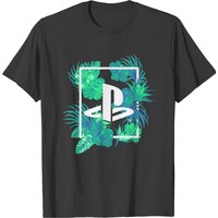T-shirt Jungle Playstation pour hommes en noir
