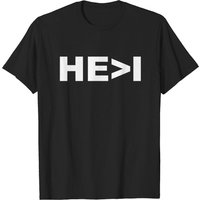 T-shirt He Is Greater Than I Christian Faith Jésus pour hommes — T-shirts pour hommes