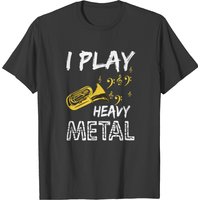 T-shirt I Play Heavy Metal Musician pour hommes