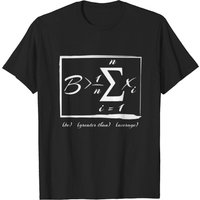 T-shirt Math Lover Be Greater Than Average pour hommes