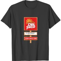 Del Taco Come Restaurant Men's T-Shirt in Black — Mens T Shirts