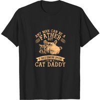 T-shirt Père Il Faut Quelqu'un de Spécial Pour Être un Papa Chat