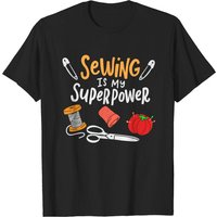 T-shirt pour hommes Sewing Is My Superpower Needlework Quilting