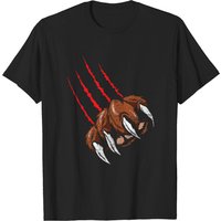 Bear Claw Men's T-Shirt in Black — Mens T Shirts