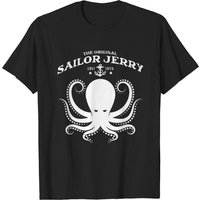 T-shirt pour homme Sailor Jerry 1911 1973 en noir — T-shirts pour hommes