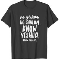 T-shirt No Yeshua No Shalom pour hommes