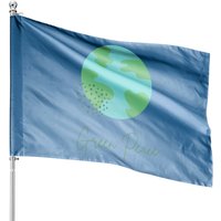 Greenpeace Double-Sided House Flag for Outdoor Use
