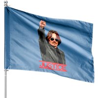 Justice For Johnny Depp Classic House Flags