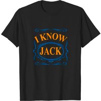 T-shirt I Know Jack pour hommes en noir — T-shirts pour hommes
