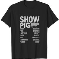 T-shirt Show Pig pour hommes - T-shirt Cool Pig Éleveur de bétail