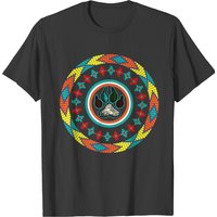 T-shirt pour hommes avec griffes d'ours amérindiennes — T-shirts pour hommes
