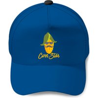 Casquette de baseball Cartoon Corn avec lunettes de soleil et moustache — Casquette de baseball