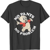T-shirt Porky Pig No Pants pour hommes — T-shirts pour hommes
