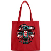 Haida Tlingit Native Raven Totem Tote Bag — Tote Bags