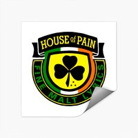 Autocollants Essentiels House Of Pain - Design Carré Classique