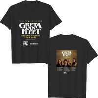 Greta Van Fleet Dreams In Gold T-Shirt — Mens T Shirts