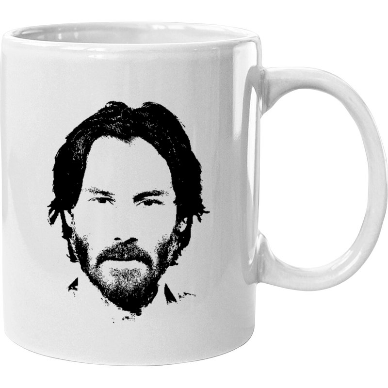Keanu Reeves Pop Art Portrait Mug — Mugs & Tumblers