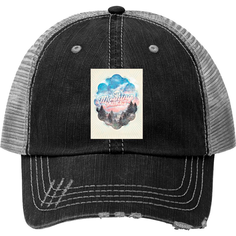 Casquette Trucker Art Vintage My Morning Jacket — Casquette de baseball