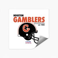 Autocollants Distressed Houston Gamblers