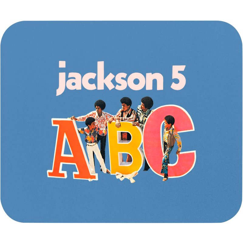 Jackson 5 ABC Mouse Pads for Carolina Blue — Mouse Pads & Desk Mats