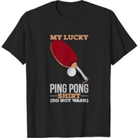 Ping Pong Lucky T-Shirt for Men in Black