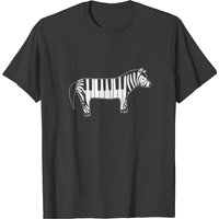 T-shirt Zebra Piano pour hommes