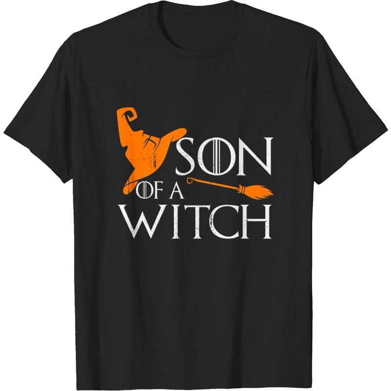 T-shirt Son Of A Witch pour hommes en noir