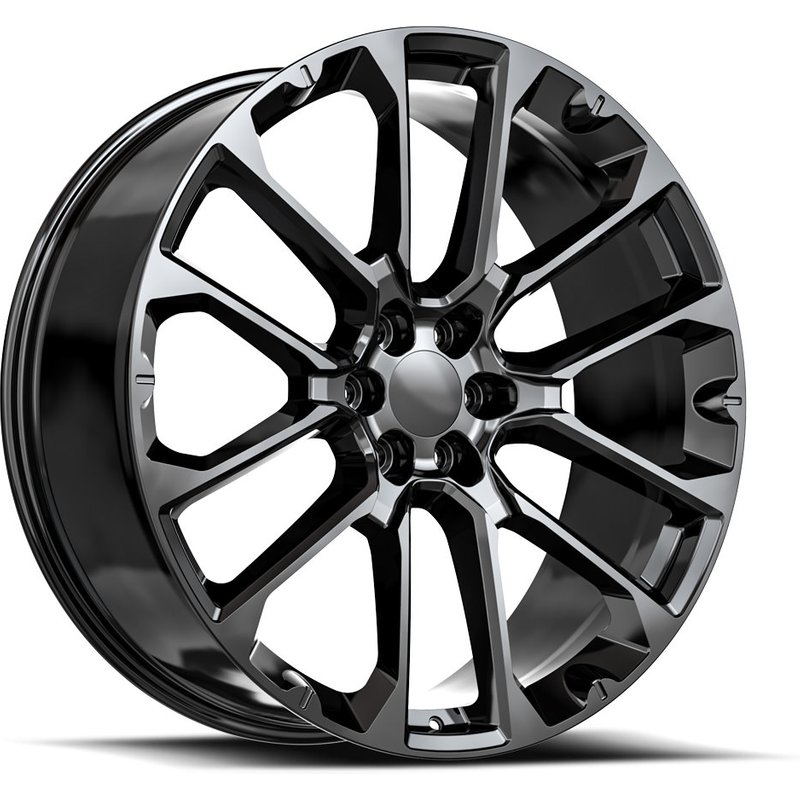 Roues O.E. Revolution G-40 Noir Brillant - 22x9 - Motif de Boulons 6x139.7 — Roues et jantes