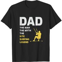 Kitesurfing Dad Kiteboard T-Shirt for Men — Mens T Shirts