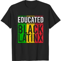 T-shirt Éduqué Noir Latinx Afro Latina Fierté Héritage pour Hommes