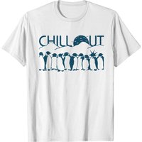 Chill Out Penguin T Shirt for Men — Mens T Shirts