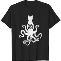 T-shirt Octopuss pour hommes - T-shirt drôle noir — T-shirts pour hommes