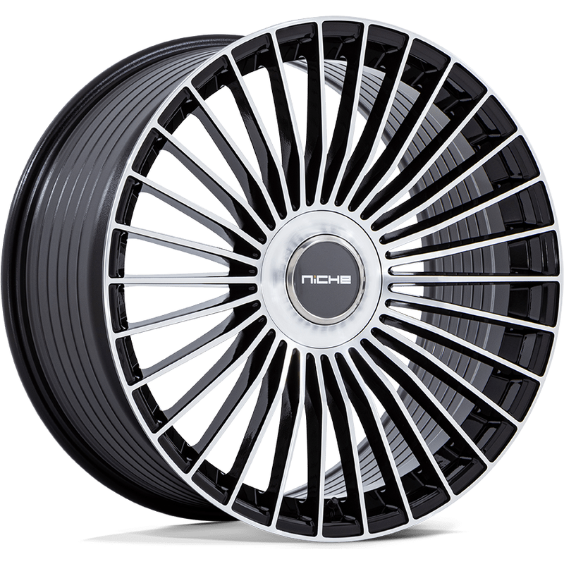 Roues Niche NC282 Serene Noir Machiné - 20x10.5 - 5x108 — Roues et jantes