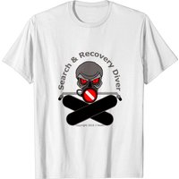 T-shirt de plongeur de recherche et de récupération pour hommes