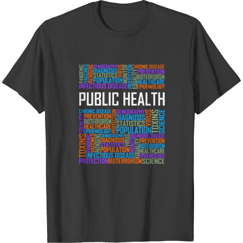 Public Health Men's Words T-shirt — Mens T Shirts