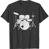 T-shirt Drummer Junior Drums Drumkit pour hommes