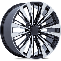 Performance Replicas PR226 Gloss Black Polished 22x9 Rims